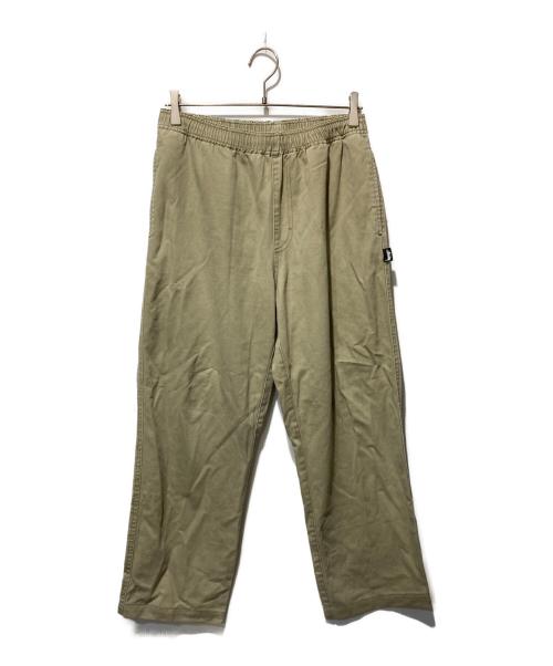 stussy（ステューシー）stussy (ステューシー) BRUSHED BEACH PANTブラッシュド ビーチ パンツ ベージュ サイズ:Ｓの古着・服飾アイテム