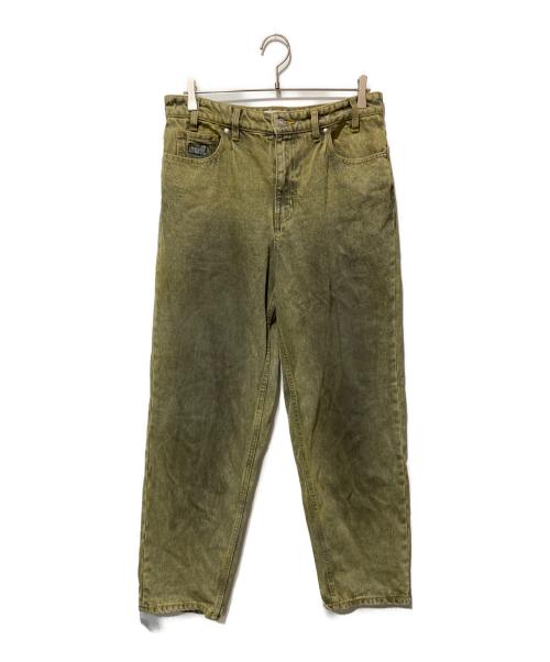 HUF（ハフ）HUF (ハフ) CROMER WASHED PANTクロマー ウォッシュド パンツ イエロー サイズ:W30の古着・服飾アイテム