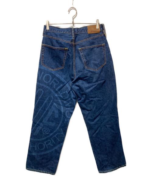 HUF（ハフ）HUF (ハフ) ロゴマークデニムパンツ インディゴ サイズ:Ｗ30の古着・服飾アイテム