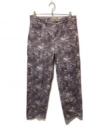 HUF（ハフ）の古着「cromer camo pantコーナーカモパンツ」｜パープル