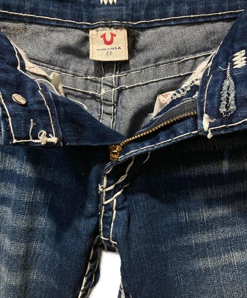 TRUE RELIGION（トゥルー レリジョン）TRUE RELIGION (トゥルー レリジョン) デニムパンツ インディゴ サイズ:W27の古着・服飾アイテム
