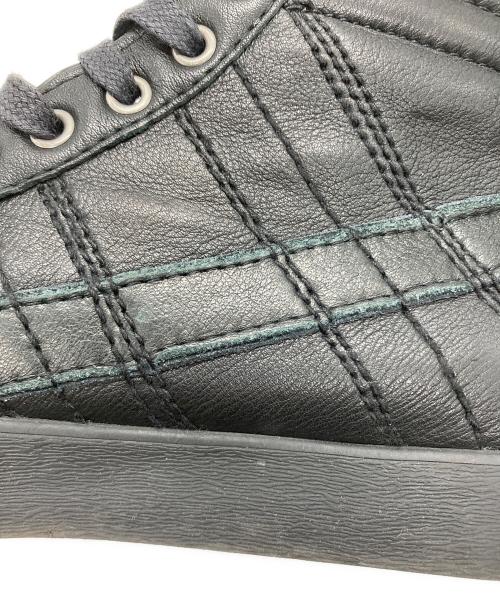 DIESEL（ディーゼル）DIESEL (ディーゼル) ハイカットスニーカー ブラック サイズ:26.5cmの古着・服飾アイテム
