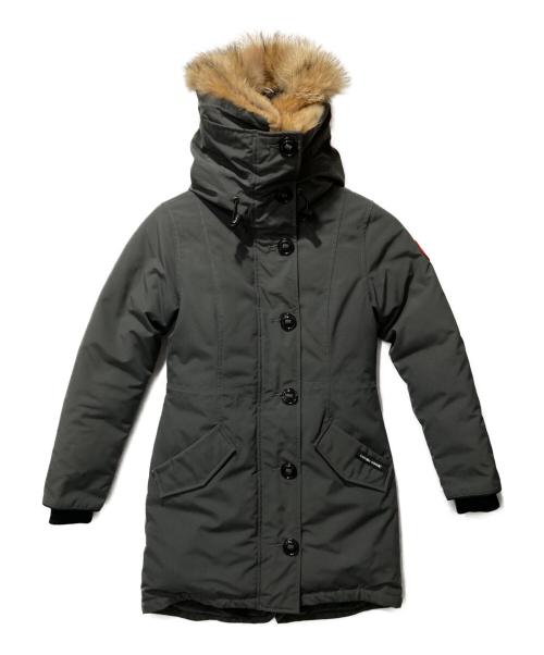 CANADA GOOSE（カナダグース）CANADA GOOSE (カナダグース) ROSSCLAIR ロスクレア パーカ グレー サイズ:ＸＳの古着・服飾アイテム