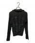 peplum by yoshiki hishinuma (ペプラム バイ ヨシキヒシヌマ) プリーツカーディガン ブラック サイズ:不明：8000円