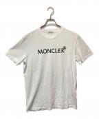 MONCLERモンクレール）の古着「ロゴワッペン クルーネックロゴ」｜ホワイト
