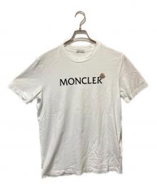 MONCLER（モンクレール）の古着「ロゴワッペン クルーネックロゴ」｜ホワイト