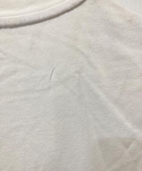 MONCLER（モンクレール）MONCLER (モンクレール) ロゴワッペン クルーネックロゴ ホワイト サイズ:Ｌの古着・服飾アイテム