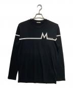 MONCLERモンクレール）の古着「LS T-SHIRT」｜ブラック
