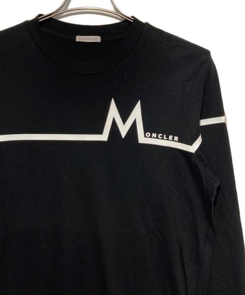 MONCLER（モンクレール）MONCLER (モンクレール) LS T-SHIRT ブラック サイズ:Ｓの古着・服飾アイテム