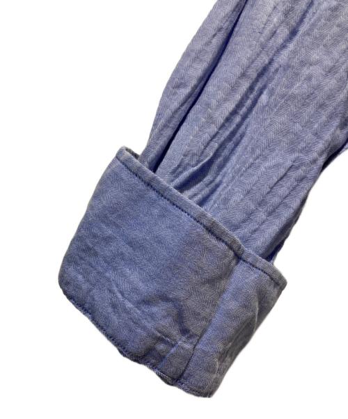 POLO RALPH LAUREN（ポロ・ラルフローレン）POLO RALPH LAUREN (ポロ・ラルフローレン) ヘリンボーン柄シャツ ブルー サイズ:SIZE 14 1/2の古着・服飾アイテム
