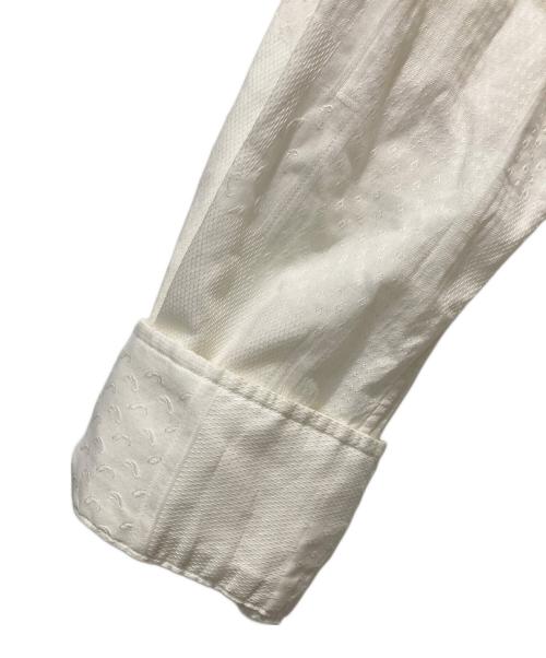 POLO RALPH LAUREN（ポロ・ラルフローレン）POLO RALPH LAUREN (ポロ・ラルフローレン) 総柄コットンシャツ ホワイト サイズ:SIZE 14 1/2の古着・服飾アイテム