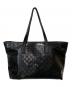 GUCCI (グッチ) GGスプリームPVCトートバッグ ブラック：30000円