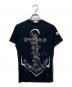 MONCLER（モンクレール）の古着「ペイントプリント MAGLIA T-SHIRT　マリアtシャツ」｜ネイビー