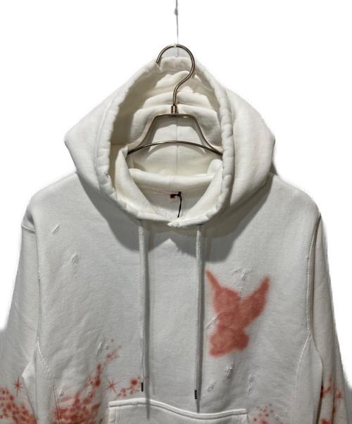 masu（エムエーエスユー）masu (エムエーエスユー) 24AW BACTERIA FOODIE　バクテリアフーディー ホワイト サイズ:44の古着・服飾アイテム