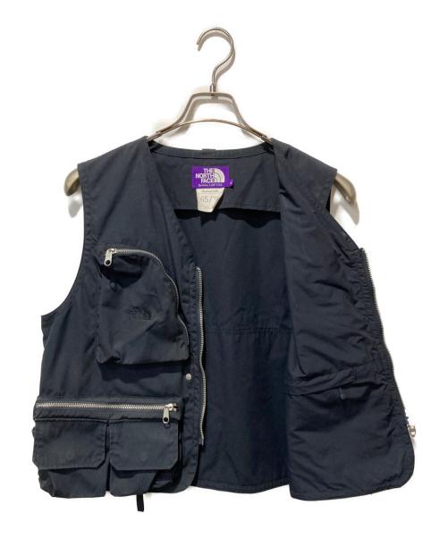 THE NORTHFACE PURPLELABEL（ザ・ノースフェイス パープルレーベル）THE NORTHFACE PURPLELABEL (ザ・ノースフェイス パープルレーベル) 65/35 Angle Vest　アングルベスト ネイビー サイズ:Sの古着・服飾アイテム
