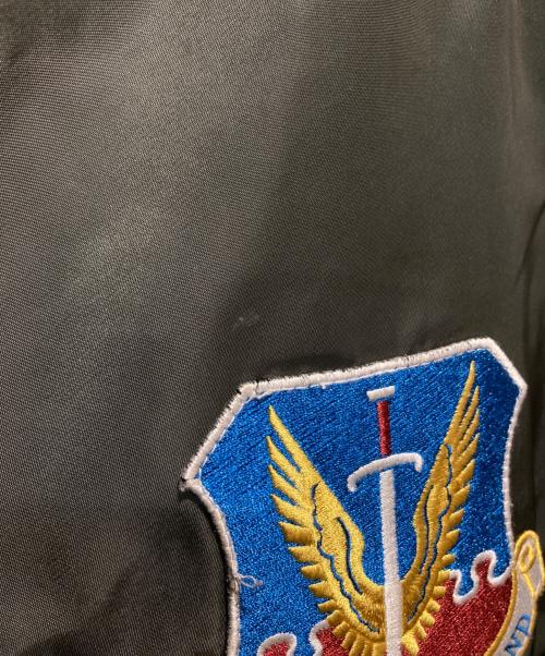 ALPHA（アルファ）ALPHA (アルファ) MA-1 ワッペンジャケット オリーブ サイズ:XLの古着・服飾アイテム
