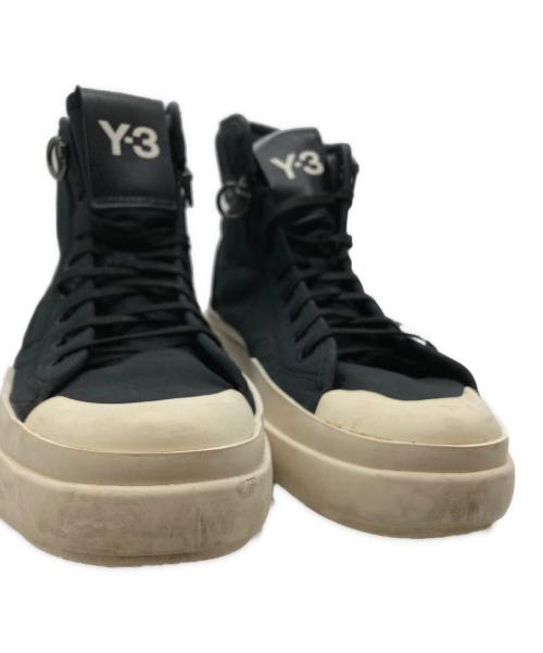 Y-3（ワイスリー）Y-3 (ワイスリー) adidas (アディダス) Y-3 AJATU COURT HIGH　アジャトゥ コート ハイ ブラック サイズ:27cmの古着・服飾アイテム