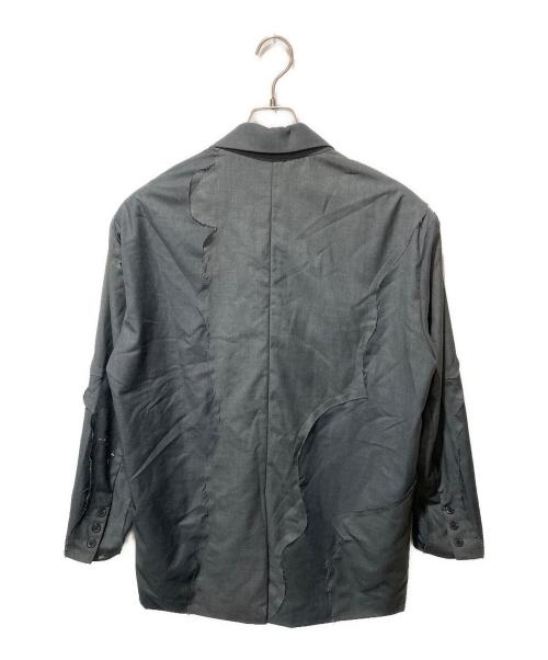 kodak black（コダックブラック）kodak black (コダックブラック) 再構築テーラードジャケット グレー サイズ:Mの古着・服飾アイテム