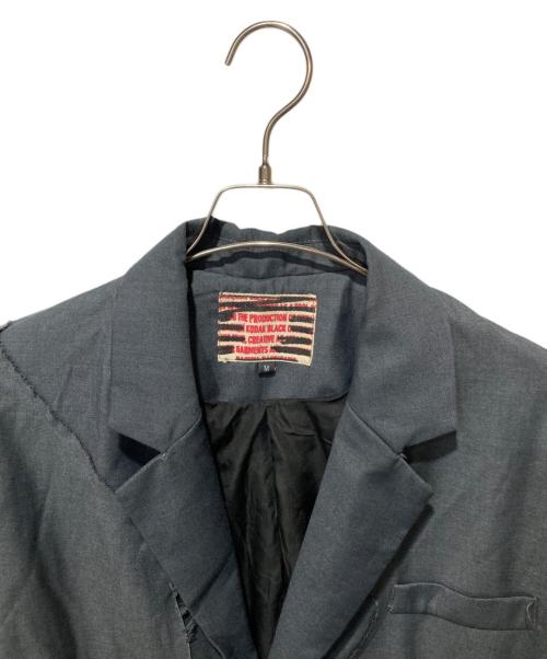 kodak black（コダックブラック）kodak black (コダックブラック) 再構築テーラードジャケット グレー サイズ:Mの古着・服飾アイテム