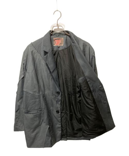 kodak black（コダックブラック）kodak black (コダックブラック) 再構築テーラードジャケット グレー サイズ:Mの古着・服飾アイテム