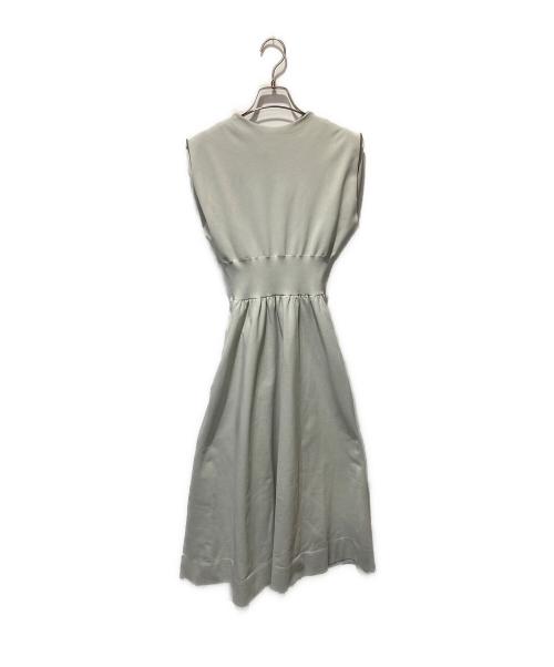 CELFORD（セルフォード）CELFORD (セルフォード) ドレープネックニットワンピース グレー サイズ:36の古着・服飾アイテム