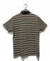 NIGEL CABOURN (ナイジェルケーボン) ストライプポロシャツ グレー サイズ:50：5000円