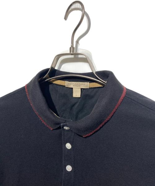 BURBERRY BRIT（バーバリーブリット）BURBERRY BRIT (バーバリーブリット) ポロシャツ ブラック サイズ:Mの古着・服飾アイテム