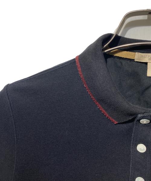 BURBERRY BRIT（バーバリーブリット）BURBERRY BRIT (バーバリーブリット) ポロシャツ ブラック サイズ:Mの古着・服飾アイテム