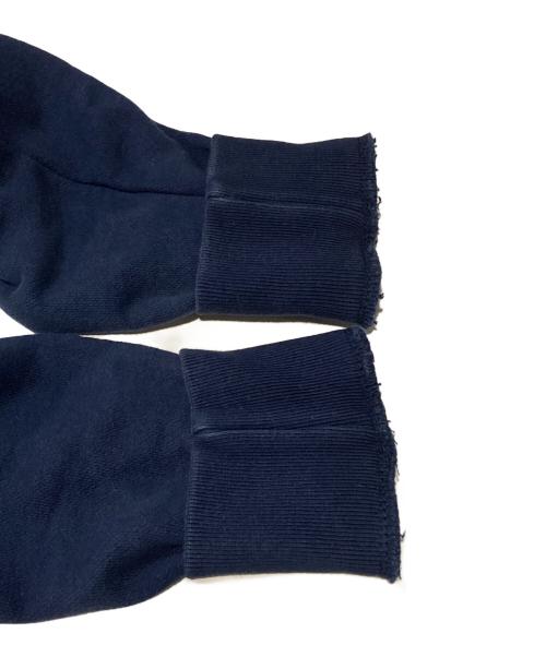 maison kitsune（メゾンキツネ）MAISON KITSUNE (メゾンキツネ) ロゴプリントスウェット ネイビー サイズ:Ｍの古着・服飾アイテム