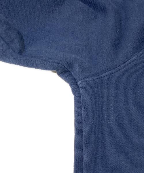 maison kitsune（メゾンキツネ）MAISON KITSUNE (メゾンキツネ) ロゴプリントスウェット ネイビー サイズ:Ｍの古着・服飾アイテム