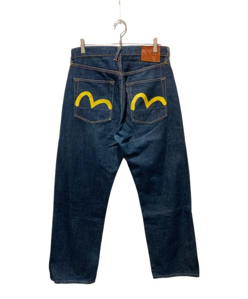 EVISU（エヴィス）EVISU (エヴィス) 2001 カモメ ボタンフライデニムパンツ インディゴ サイズ:SIZE 33の古着・服飾アイテム