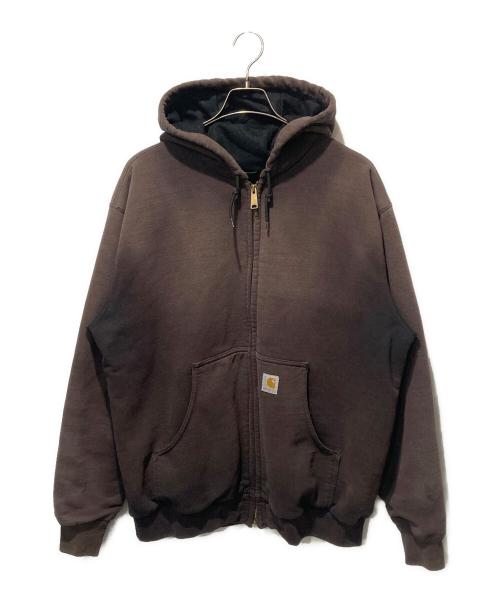 CarHartt（カーハート）CarHartt (カーハート) ジップパーカー ブラウン サイズ:Lの古着・服飾アイテム
