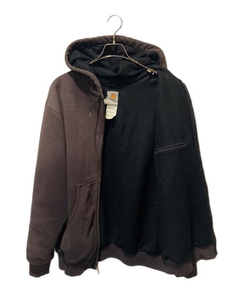 CarHartt（カーハート）CarHartt (カーハート) ジップパーカー ブラウン サイズ:Lの古着・服飾アイテム