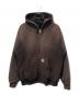 CarHartt（カーハート）の古着「ジップパーカー」｜ブラウン