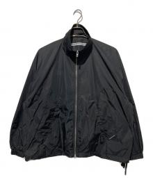 ALEXANDER WANG（アレキサンダー・ワン）の古着「TRACK JACKET W/ SELF DRAWSTRING」｜ブラック