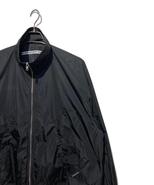 ALEXANDER WANG（アレキサンダー・ワン）ALEXANDER WANG (アレキサンダー・ワン) TRACK JACKET W/ SELF DRAWSTRING ブラック サイズ:XSの古着・服飾アイテム
