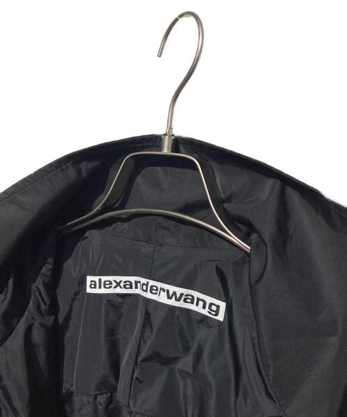 ALEXANDER WANG（アレキサンダー・ワン）ALEXANDER WANG (アレキサンダー・ワン) TRACK JACKET W/ SELF DRAWSTRING ブラック サイズ:XSの古着・服飾アイテム