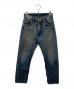 BY GLADHANDバイグラッドハンド）の古着「TYPE-4 A" VINTAGE FINISH デニムパンツ」｜インディゴ