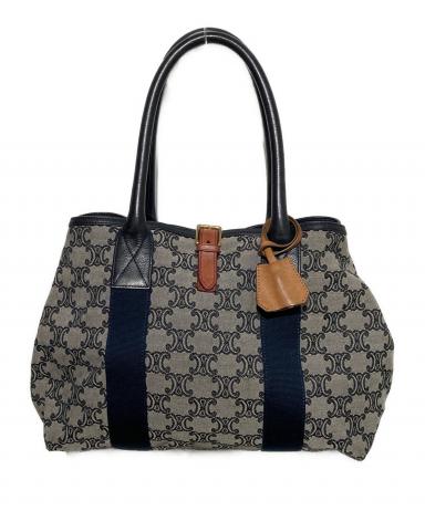中古・古着通販】CELINE (セリーヌ) マカダム柄キャンバストートバッグ