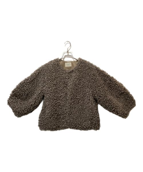 IENA（イエナ）IENA (イエナ) TISSAVEL ファーブルゾン ブラウン サイズ:36の古着・服飾アイテム