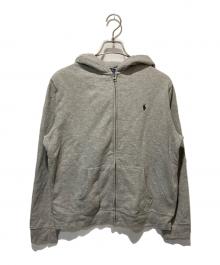 POLO RALPH LAUREN（ポロ・ラルフローレン）の古着「ジップパーカー」｜グレー