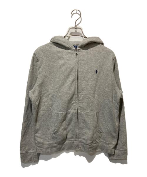 POLO RALPH LAUREN（ポロ・ラルフローレン）POLO RALPH LAUREN (ポロ・ラルフローレン) ジップパーカー グレー サイズ:XLの古着・服飾アイテム