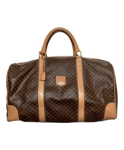CELINE（セリーヌ）CELINE (セリーヌ) マカダム柄ボストンバッグ ブラウンの古着・服飾アイテム