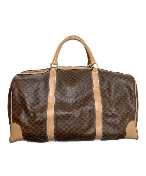 CELINE（セリーヌ）CELINE (セリーヌ) マカダム柄ボストンバッグ ブラウンの古着・服飾アイテム