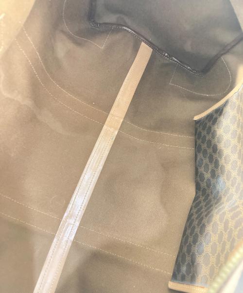 CELINE（セリーヌ）CELINE (セリーヌ) マカダム柄ボストンバッグ ブラウンの古着・服飾アイテム