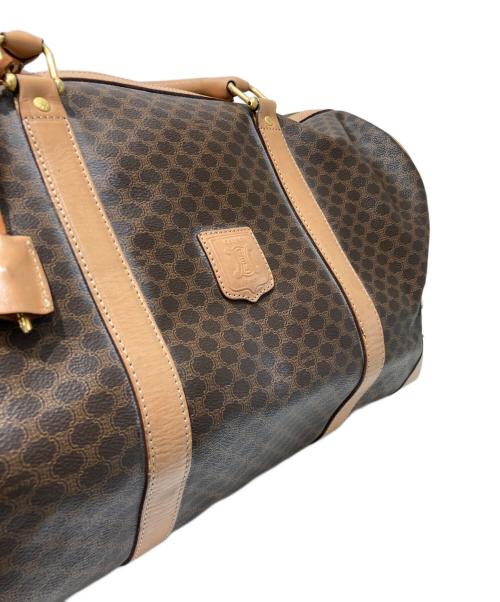 CELINE（セリーヌ）CELINE (セリーヌ) マカダム柄ボストンバッグ ブラウンの古着・服飾アイテム