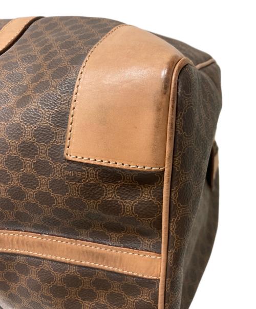 CELINE（セリーヌ）CELINE (セリーヌ) マカダム柄ボストンバッグ ブラウンの古着・服飾アイテム