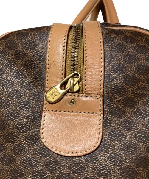 CELINE（セリーヌ）CELINE (セリーヌ) マカダム柄ボストンバッグ ブラウンの古着・服飾アイテム