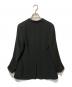 theory (セオリー) DOUBLE.WEFT ノーカラージャケット ブラック サイズ:36：5000円