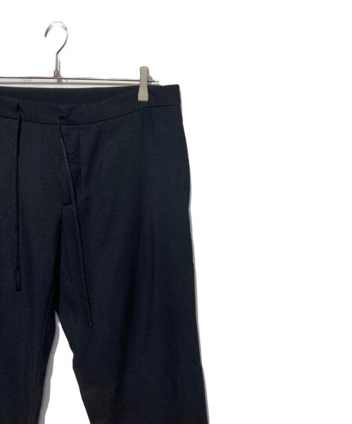 Maison Margiela 14（メゾンマルジェラ 14）Maison Margiela 14 (メゾンマルジェラ 14) ウール混イージースラックス ブラック サイズ:48の古着・服飾アイテム